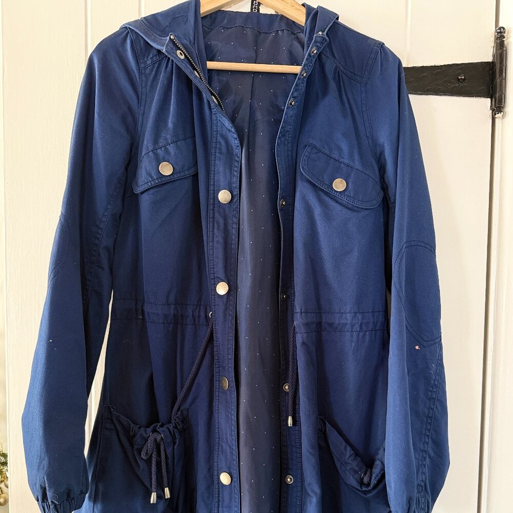 Womens Small Blue lightweight - Cotton Coat
